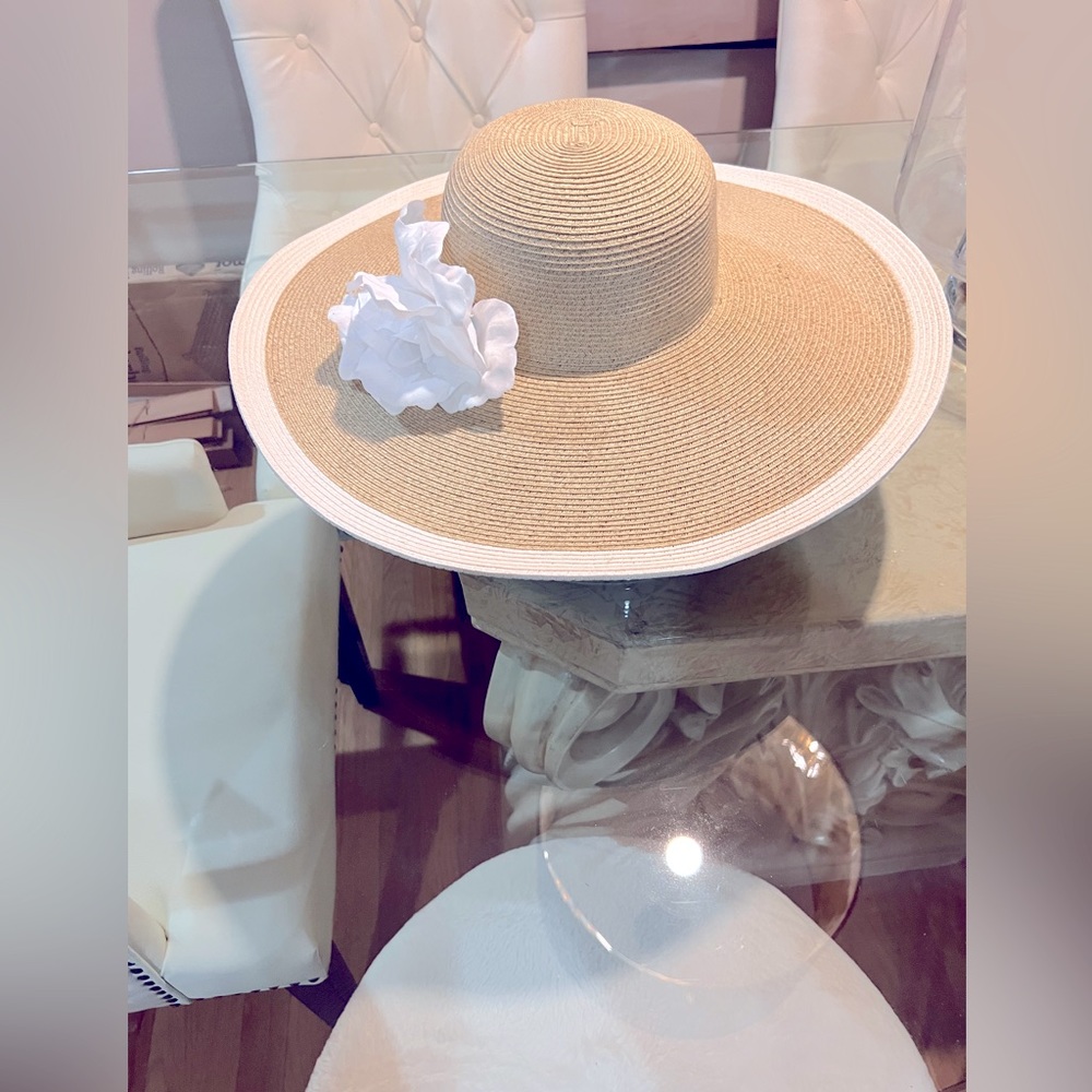 Ladies straw hat - ONE SIZE - Picture 1 of 2